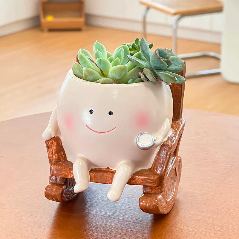Charming Swing Succulent Planter