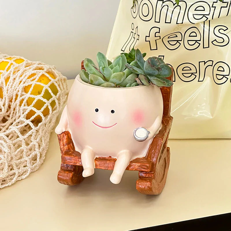 Charming Swing Succulent Planter