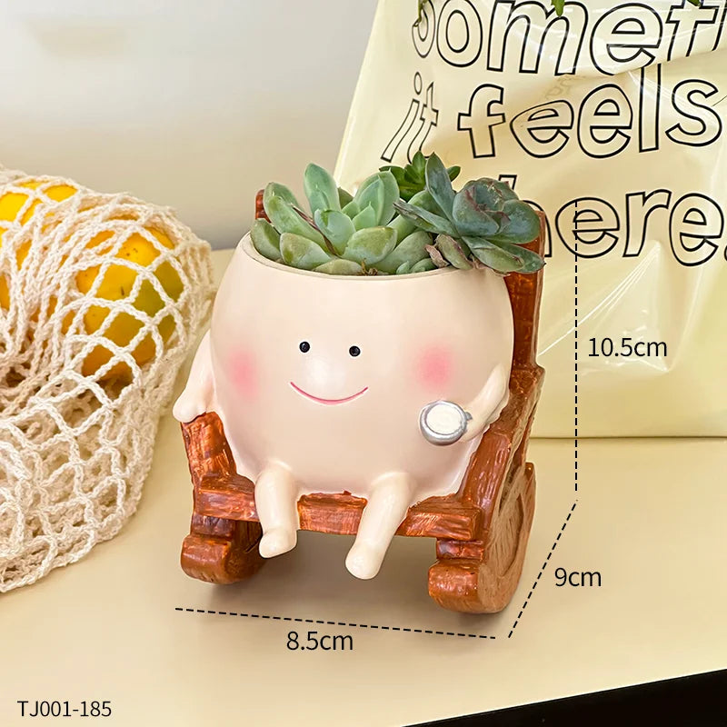 Charming Swing Succulent Planter