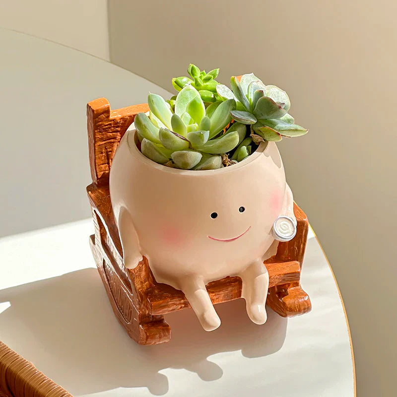 Charming Swing Succulent Planter